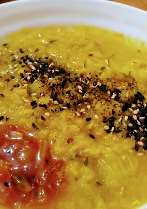 A picture of Courgette dhal.