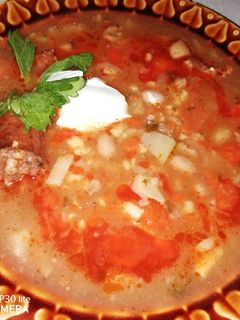 Mexikói hamis bableves recept fotója