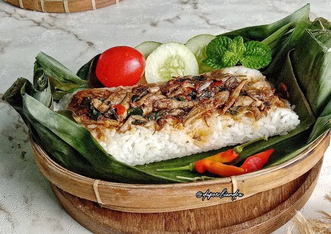 Resep buat Nasi uduk bakar teri yang nikmat