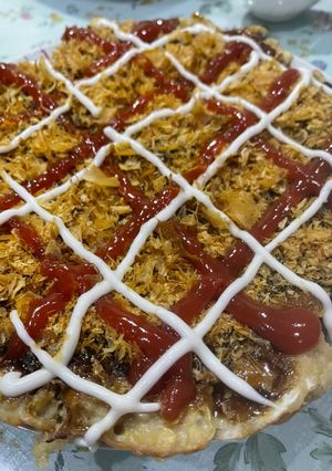 Foto resep Okonomiyaki yummy..