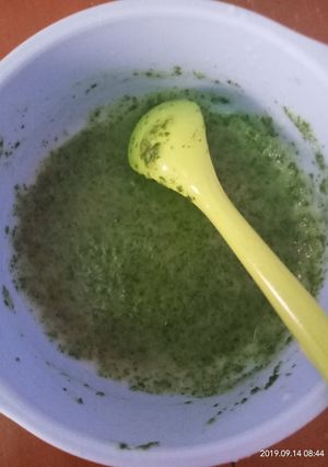Foto resep Puree Mpasi Bayam + Labu siam 🥗