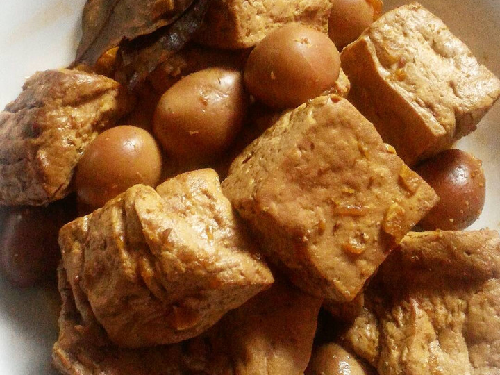 Resep: Bacem tahu telor puyuh Untuk Jualan