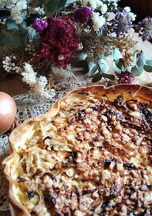 Une photo de Tarte à l'oignon