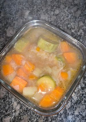 صورة لوصفة شوربه خضار 🥰👌🏻