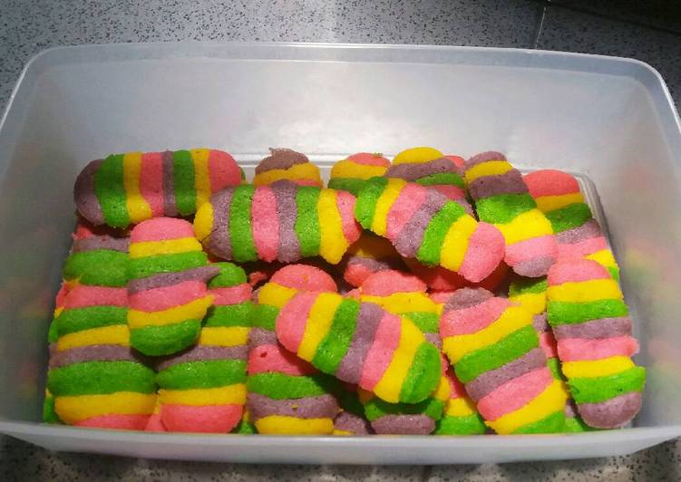 Cara termudah untuk Siapkan SempurnaLidah Kucing Rainbow