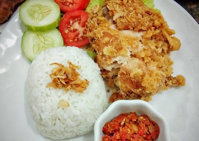 68. Ayam Geprek