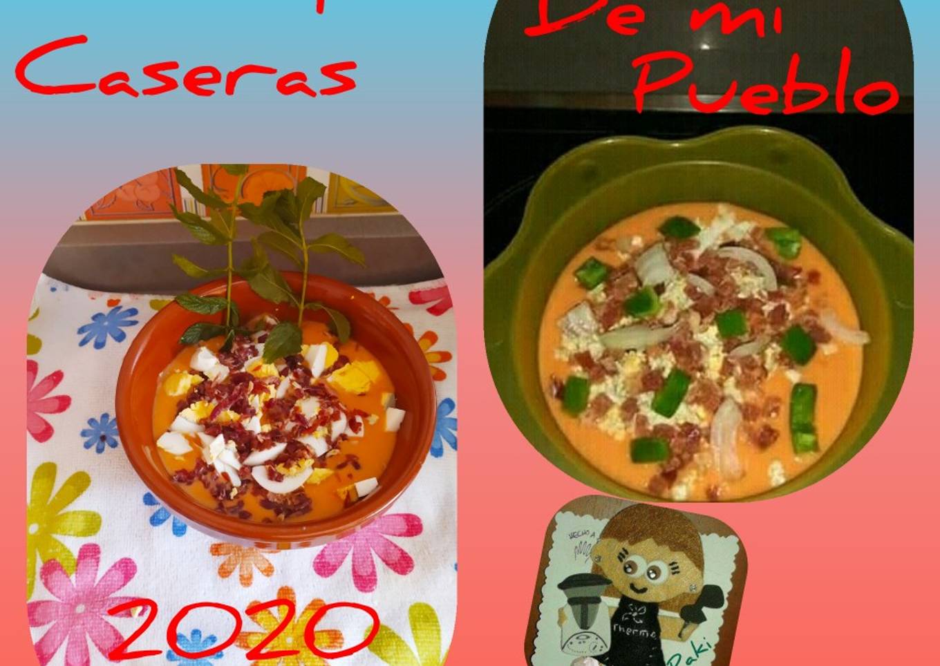 Salmorejo🍅🍅 casero con TM5 a mi manera