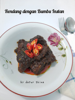 Foto resep Rendang dengan Bumbu Instan