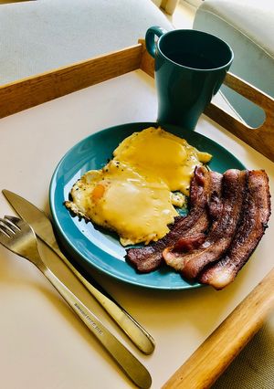 Hình của món Keto - bữa sáng đầy dinh dưỡng.