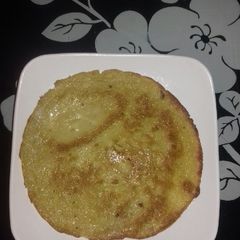 Fried egg with flour A picture of Fried egg with flour.