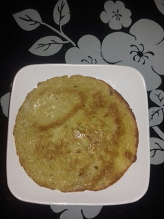 A picture of Fried egg with flour.