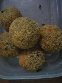 Foto resep Bola ubi ungu coklat lumer