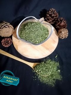 عکسی از دستور خشک کردن سبزی پلویی