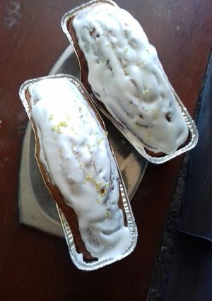 Una foto de Budín de naranja y de limón