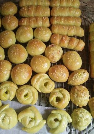 Foto resep Roti isi rasa pandan