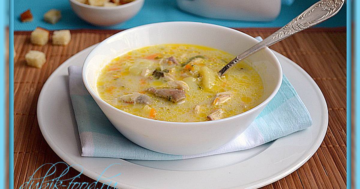 Грибной суп со сливками - пошаговый рецепт с фото. Автор рецепта ...
