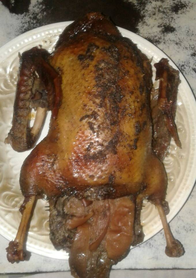 Утка с яблоками