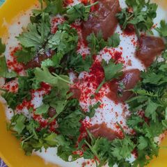 A picture of Evening cravings : dahi vada.