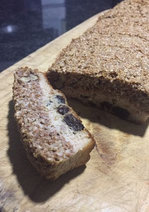 Una foto de Torta proteica sin harina y sin azúcar en microondas