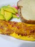 Omelette con salchichón😊