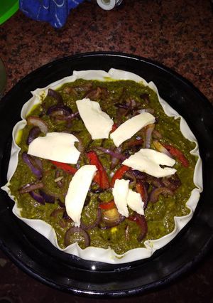 Una foto de Tarta de verduras..