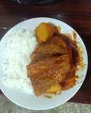 Estofado de pollo o carne