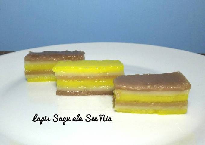 Lapis Sagu 💕 foto resep utama