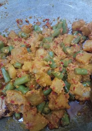 Foto resep Kentang buncis santan