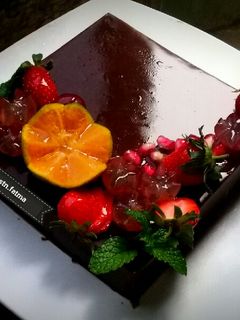 Foto resep Pudding coklat buah