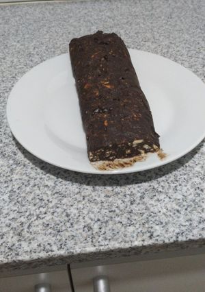 Una foto de Salchichón de Chocolate