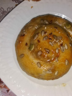 Una foto de Caracola rellena de carne