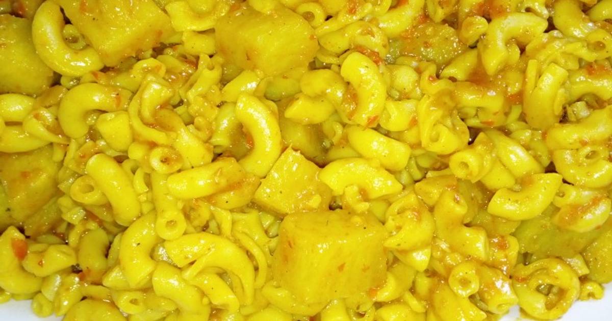 Macaroni and Yam Recipe by Ummu Jawad Cookpad