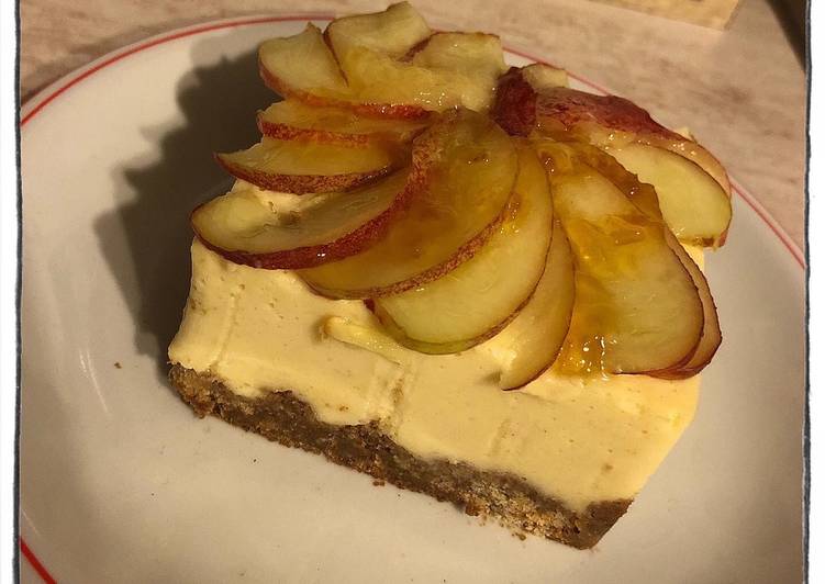 Mini fit-cheesecake alla pesca 🍑