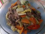 Tumis Hati Ayam dan Sayur