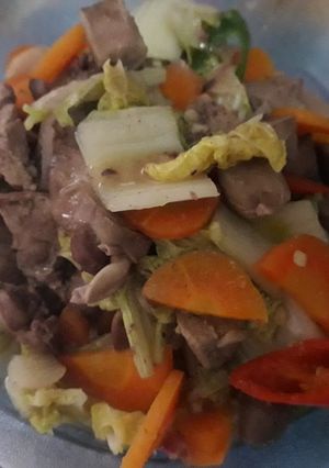 Foto resep Tumis Hati Ayam dan Sayur