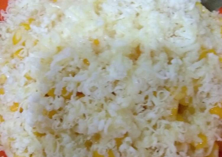 Cara Gampang Menyiapkan Corn Milk Cheese (Jasuke lah…) 😁 yang Lezat Sekali