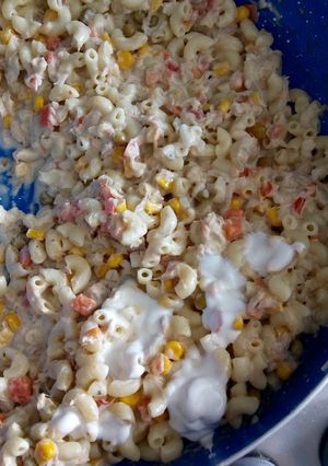 Una foto de Ensalada de atún con pasta