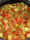 Pisto (fritada de verduras varias)