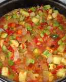 Pisto (fritada de verduras varias)
