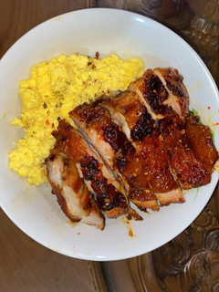 Foto resep Simple Pan Grilled Chicken Rice Bowl
