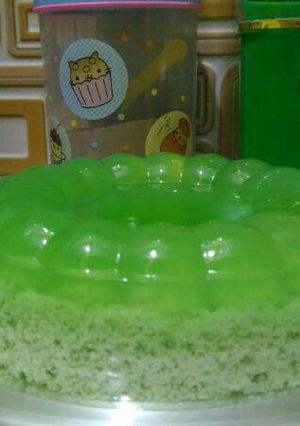 Foto resep Puding lumut simpel
