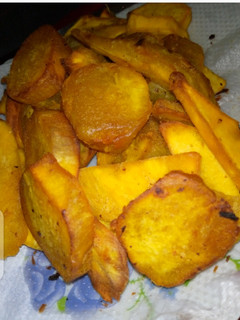 A picture of Deep fried sweet potatoes.