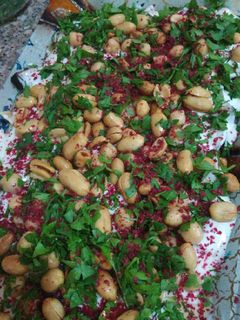 صورة لوصفة فتة الباذنجان
