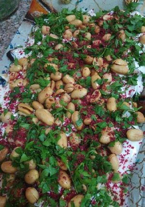 صورة لوصفة فتة الباذنجان