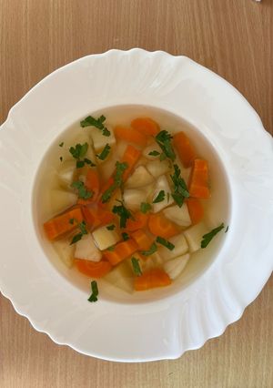 Nagyonalap zöldségleves recept fotója