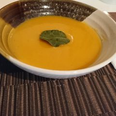 A picture of ROASTED BUTTERNUT SOUP #Charityrecipe #4weekschallenge.