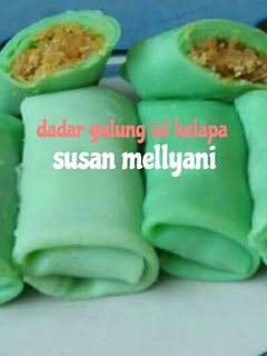 Foto resep Dadar gulung isi kelapa