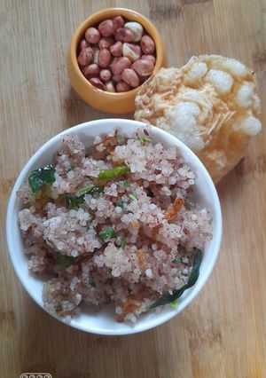 A picture of Sabudana khichdi (ekadashi special).