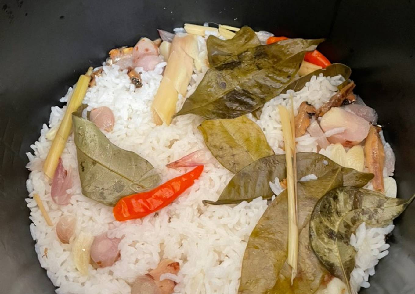 Nasi liwet sederhana
