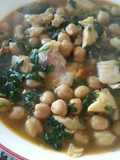 Potaje de merluza con garbanzos